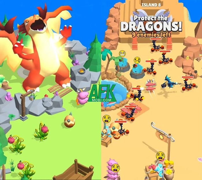 Khám phá hòn đảo trên mây đầy bí ẩn và nuôi dưỡng đội quân rồng hùng mạnh trong Dragon Island 3