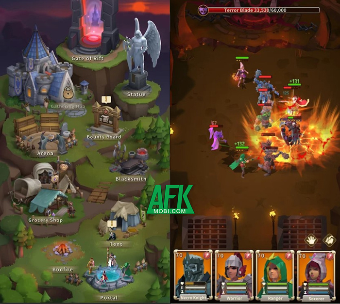 Eternal Ember game idle nhập vai thẻ tướng màn hình dọc bối cảnh dark fantasy cực hấp dẫn 0