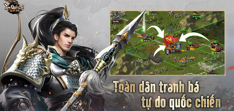 Tam Quốc Chí 2022 tựa game SLG đỉnh cao chiến thuật về Việt Nam