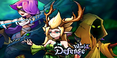 World Defense game fantasy nhập vai màn hình dọc có đồ họa hoạt hình độc đáo