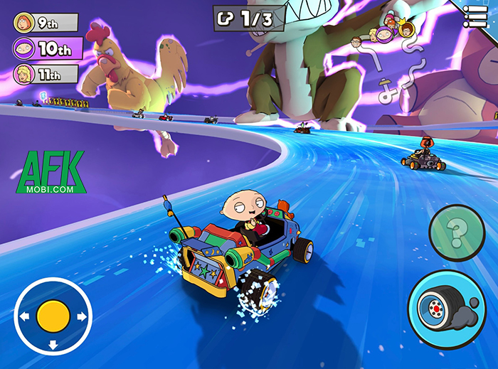 Warped Kart Racers game đua xe vui nhộn tập hợp các nhân vật hoạt hình nổi tiếng 3