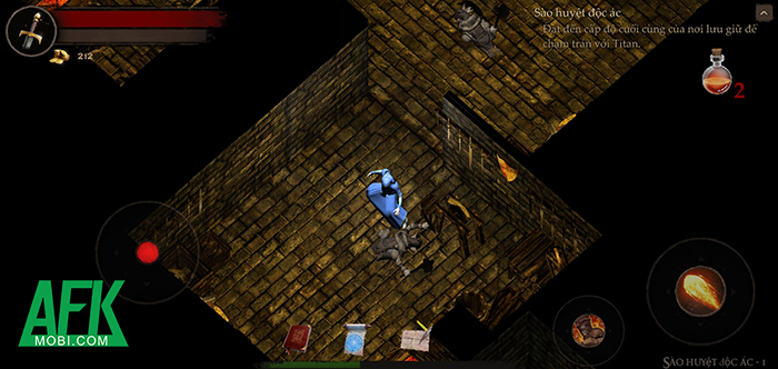 Nhập vai Hiệp sĩ hoặc Pháp sư khám phá các hầm ngục kì bí trong game nhập vai Powerlust 2
