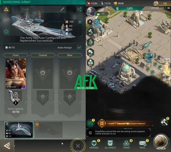 Xây dựng đội quân hùng mạnh tiêu diệt bọn xâm lược ngoài hành tinh trong Nexus War: Civilization 3