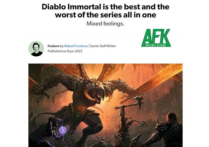 Game thủ đánh giá Diablo Immortal vừa là game hay nhất vừa là game tệ nhất trong toàn bộ series 1
