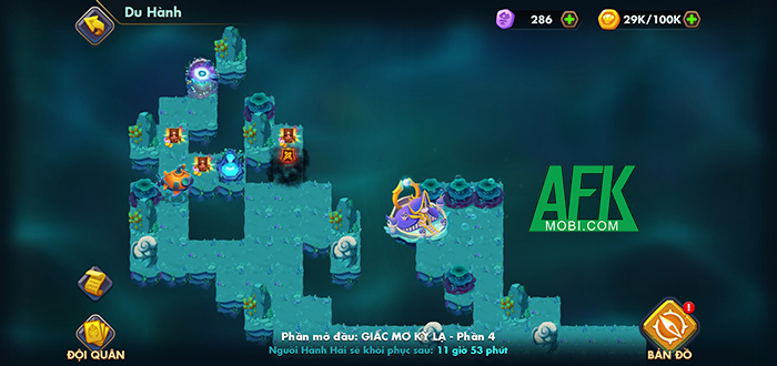 Khám phá thủy cung đầy màu sắc trong game thẻ tướng đồ họa hoạt hình AquArena - PvP Battle 3