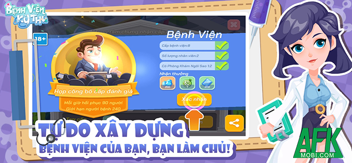 Game mô phỏng quản lý Bệnh Viện Kỳ Thú Mobile về Việt Nam 2