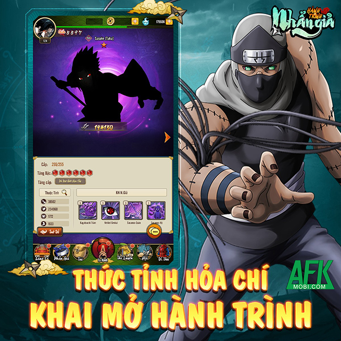 Hành Trình Nhẫn Giả game Naruto đấu tướng màn hình dọc cập bến làng game Việt 1