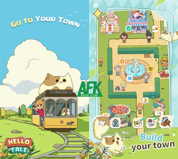 Xây dựng và quản lí thị trấn của riêng bạn trong Hello Tale: Build Your Town 1