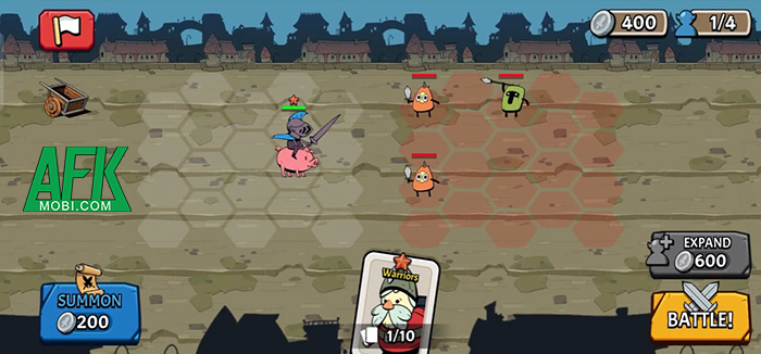 Kingdom Tactics tựa game chiến thuật thẻ bài có đồ họa siêu hài hước và độc lạ 2