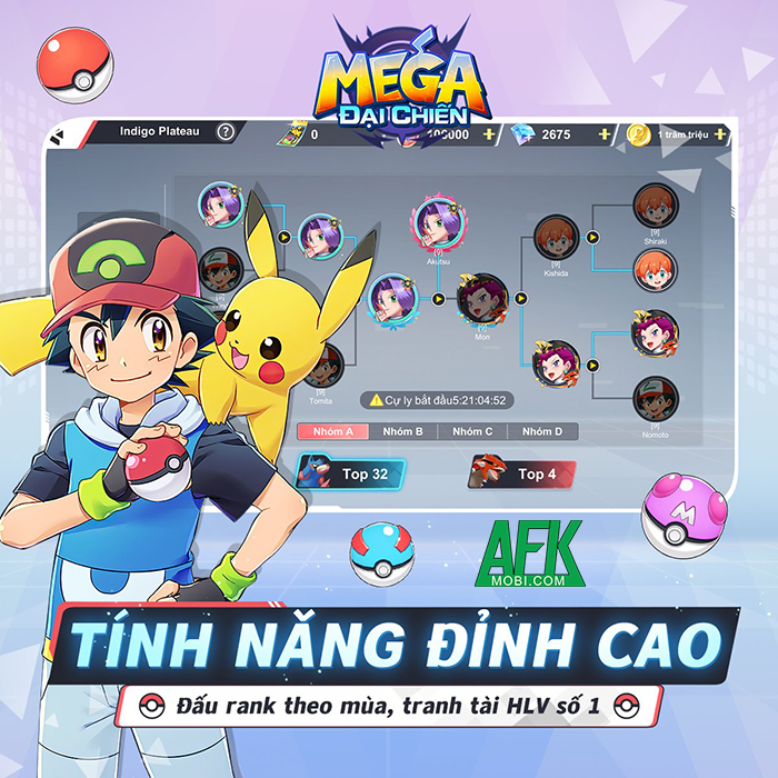 Mega Đại Chiến Mobile game Pokémon 3D mới về Việt Nam có sẵn tính năng giao dịch tự do 6