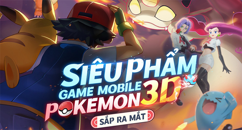 Mega Đại Chiến Mobile game Pokémon 3D mới về Việt Nam có sẵn tính năng giao dịch tự do