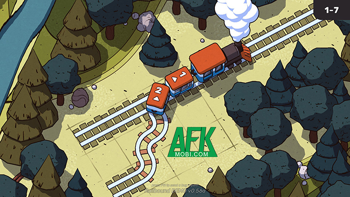 Railbound game giải đố chủ đề tàu hỏa có đồ họa đẹp như phim hoạt hình 1