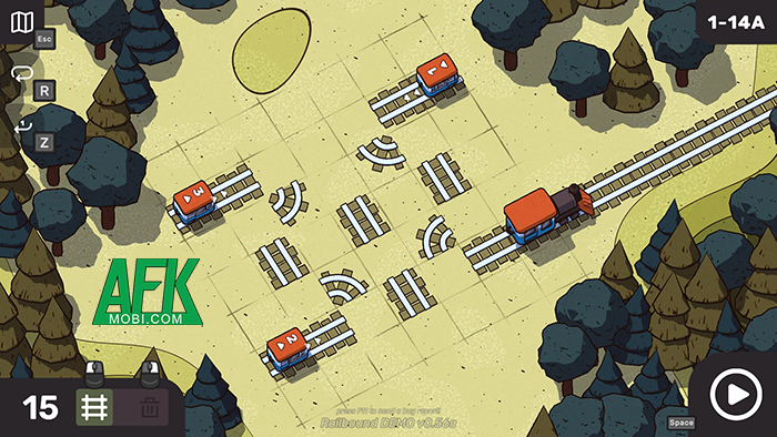 Railbound game giải đố chủ đề tàu hỏa có đồ họa đẹp như phim hoạt hình 2