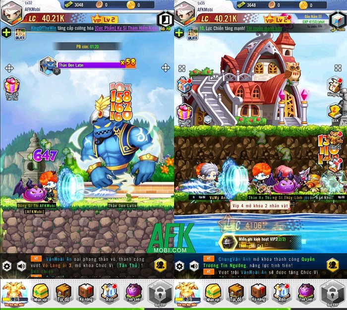 Trải nghiệm Fun Knight - Chiến Binh Siêu Quậy game nhập vai rảnh tay có đồ họa chibi cực dễ thương giống MapleStory 2