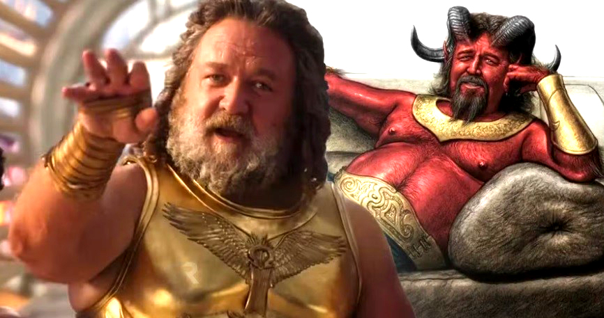 Thần Zeus trong Thor: Love and Thunder từng được cộng đồng mạng cho là rất hợp với vai... quỷ Satan
