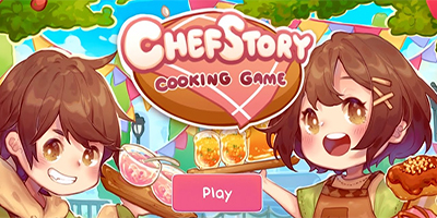 Nhập vai người bán đồ ăn tại thị trấn sắc màu trong Chef Story: Cooking Game