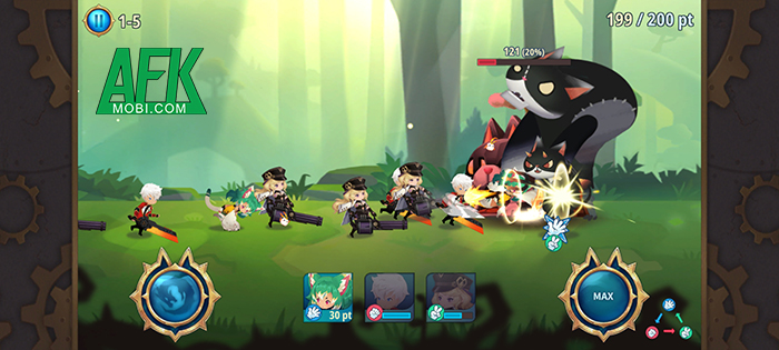 Gaint Monster War game chiến thuật với nền đồ họa và tạo hình nhân vật mang phong cách hoạt hình 0