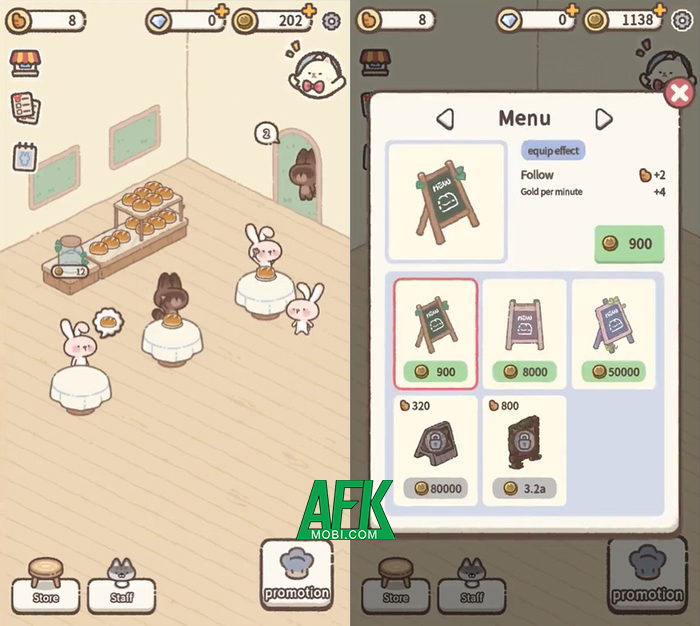 MeowMeow Bakery tựa game mô phỏng quản lí tiệm bánh động vật vô cùng dễ thương 2