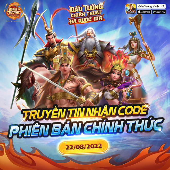 Đấu Tướng VNG chính thức “đổ bộ” làng game Việt, tặng kèm Thần tướng xịn và loạt Vipcode không giới hạn 3