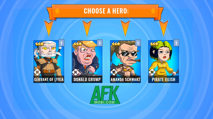 Arena Heroes: PVP Battles RPG game thẻ tướng hài hước cho bạn 