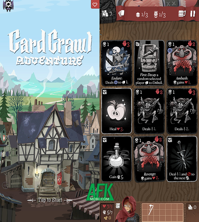 Card Crawl Adventure game thẻ bài độc lạ từ đồ họa đến lối chơi 0
