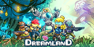 Dream Land game sinh tồn kết hợp xây dựng trên nền đồ họa 2D hoạt hình độc đáo