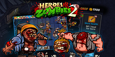 Heroes Vs Zombies Part 2 game phòng thủ chống zombie lấy cảm hứng từ “Plants Vs Zombies”