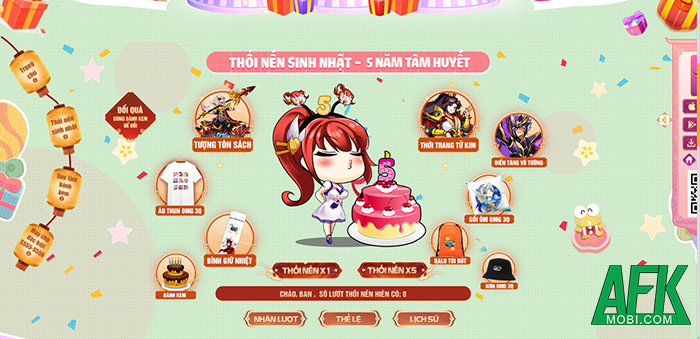 Game thủ OMG 3Q VNG lại nhận quà “ngập mặt” với hàng loạt sự kiện mới mừng sinh nhật 5 tuổi 1