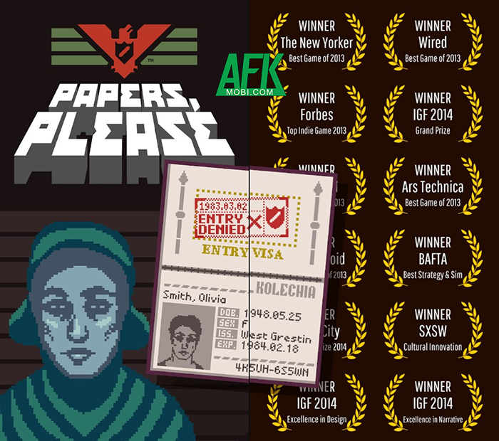 Trở thành sĩ quan kiểm soát người nhập cư trong tựa game mô phỏng đầy nhân văn Papers, Please 0