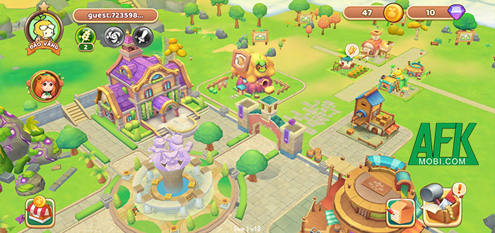 Thị Trấn Củ Cải ZingPlay game nông trại có nền đồ họa 3D cực kì dễ thương 0