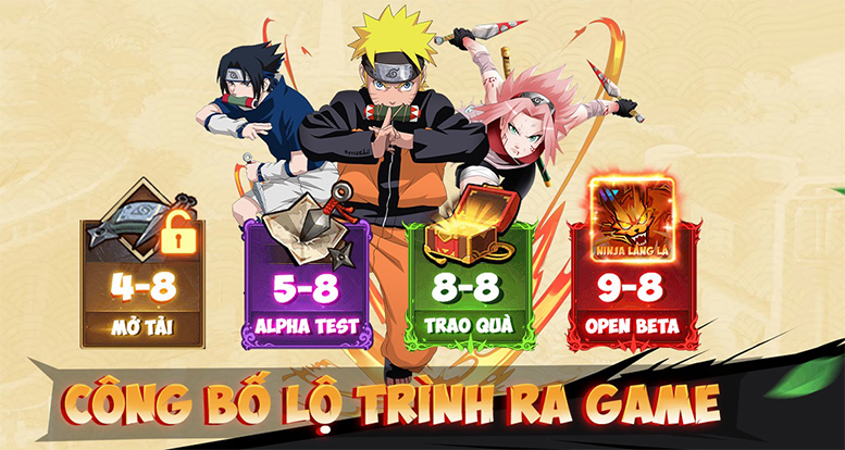 (VI) Ninja Làng Lá: Truyền Kỳ game Naruto chất chơi mới ấn định ngày ra mắt