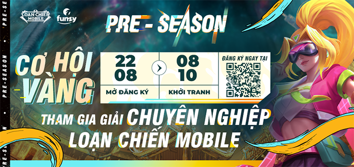 Đếm ngược ngày Pre-season Zaka'r League A của Loạn Chiến Mobile đóng cổng đăng ký 0