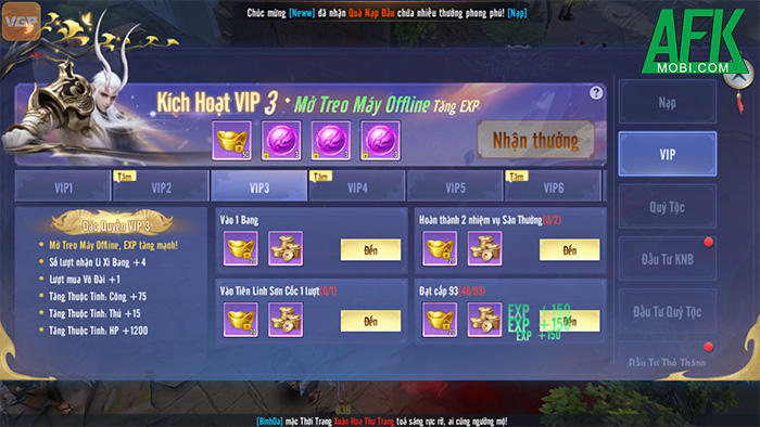 Trải nghiệm Ma Kiếm Vô Song VGP game nhập vai ma hiệp cho người chơi cày chay lên VIP 8