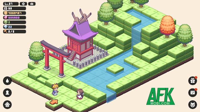 Khám phá các ngôi đền đầy màu sắc tại Nhật Bản trong game sandbox tuyệt đẹp Pixel Shrine JINJA 1