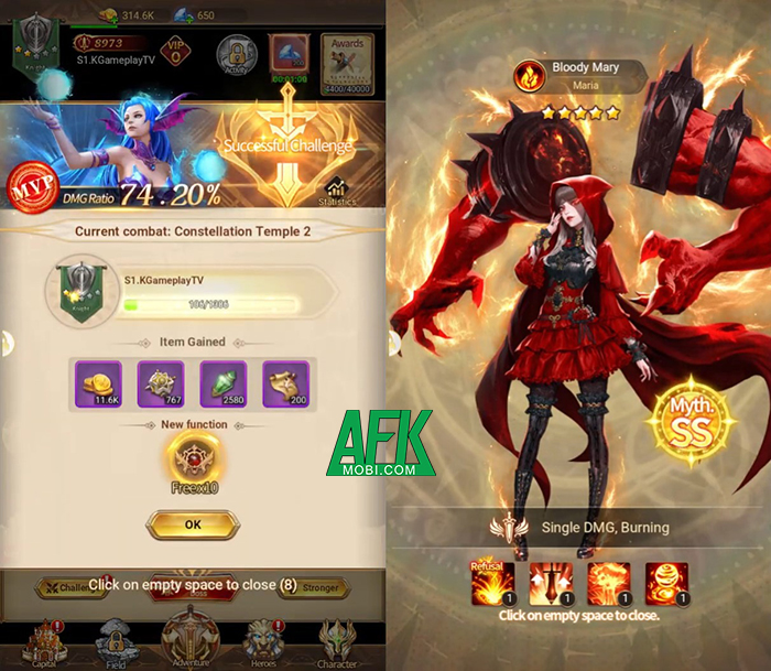 Arena Mania: Magic Heroes CCG game thẻ tướng màn hình dọc phong cách fantasy cổ điển 2
