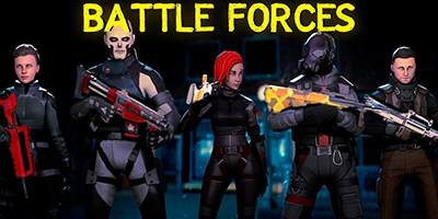 Battle Forces game bắn súng phong cách cyberpunk đầy kịch tính