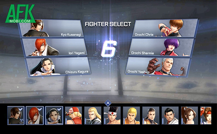 The King of Fighters Arena mang chất đối kháng đầy máu lửa của 