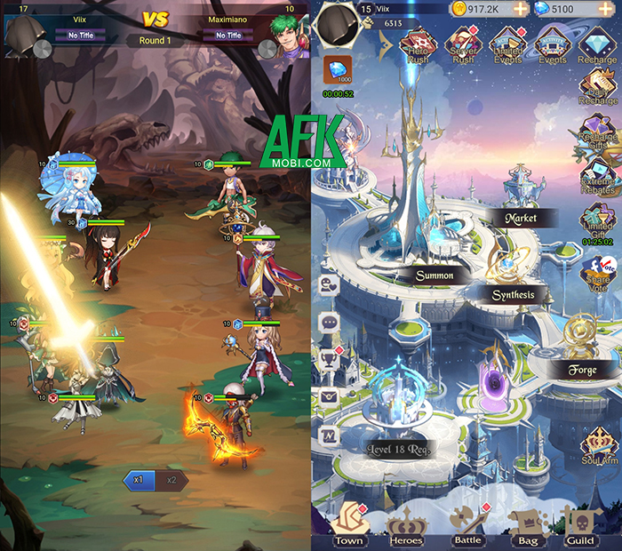 NightFable: Trinity game idle thẻ tướng có đồ họa chibi cùng dàn nhân vật đáng yêu 0