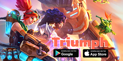 Triumph: Fantasy RPG game nhập vai idle chủ đề công nghệ kết hợp fantasy cực chất