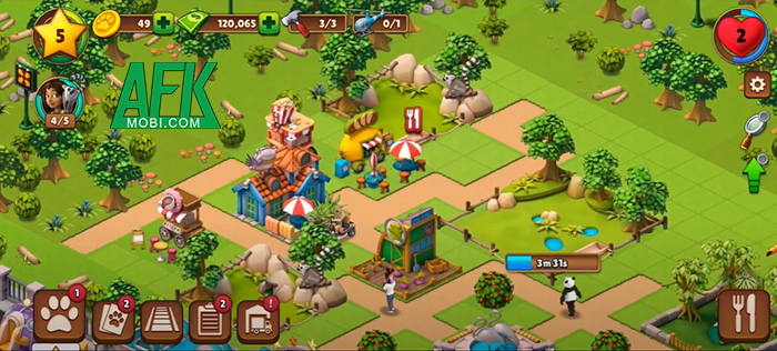 Xây dựng vườn thú mơ ước của bạn trong tựa game mô phỏng Zoo Life 3
