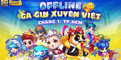 Gunny Origin tổ chức offline “xuyên Việt”, game thủ được vào cửa miễn phí và thả ga nhận quà