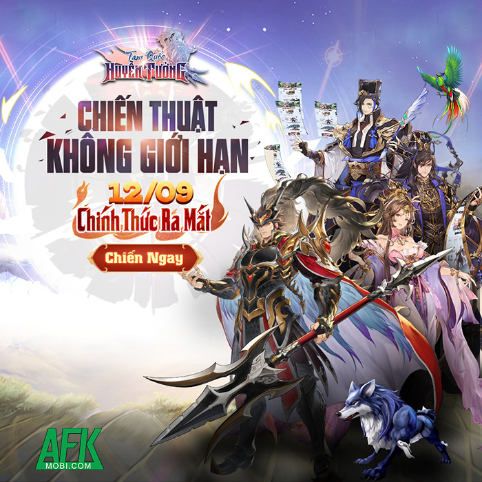 AFKMobi tặng nhiều gift code game Tam Quốc Huyễn Tưởng - 3Q AFK giá trị 0