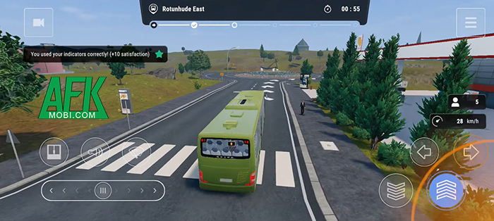 Một ngày làm tài xế lái xe buýt trong tựa game mô phỏng Bus Simulator City Ride 0