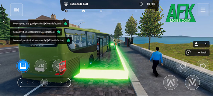 Một ngày làm tài xế lái xe buýt trong tựa game mô phỏng Bus Simulator City Ride 2