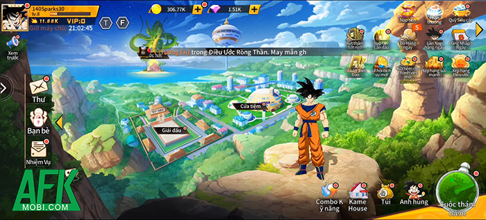 Super Saiyan Clash - Saiyan X Fight game idle thẻ tướng 7 Viên Ngọc Rồng đang 