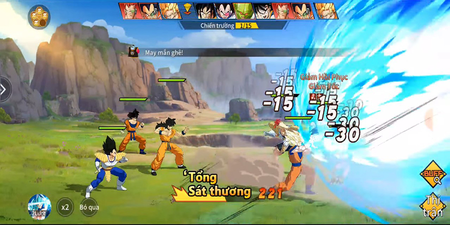 Super Saiyan Clash – Saiyan X Fight game idle thẻ tướng 7 Viên Ngọc Rồng đang “gây sốt” game thủ Việt