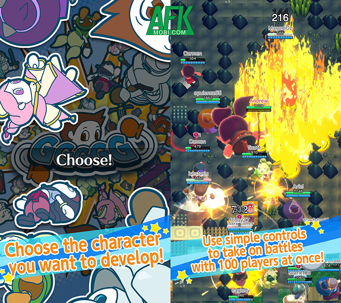 GGGGG game nhập vai kết hợp battle royale với gameplay màn hình dọc độc lạ 0