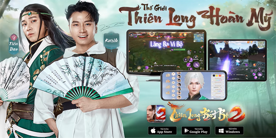 Karik hóa Tiêu Dao, kêu gọi game thủ cùng khám phá thế giới kiếm hiệp hoàn mỹ Thiên Long Bát Bộ 2 VNG