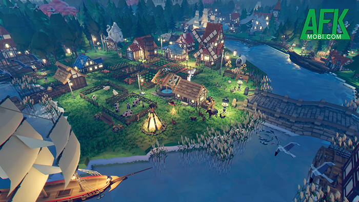Settlement Survival game xây dựng thành phố kết hợp sinh tồn cực hay đặt chân lên mobile 1