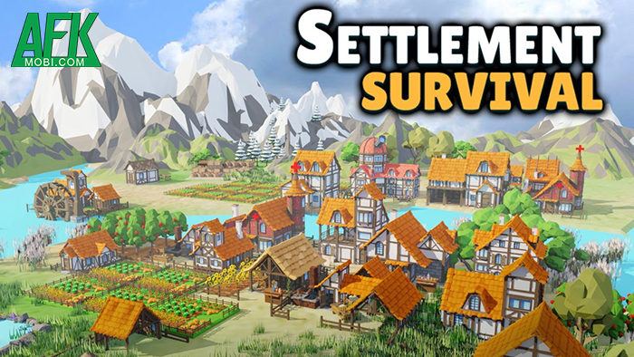 Settlement Survival game xây dựng thành phố kết hợp sinh tồn cực hay đặt chân lên mobile 0